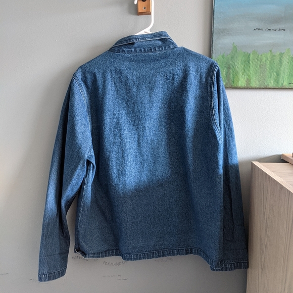 Petite embroidered denim jacket - Picture 2 of 8